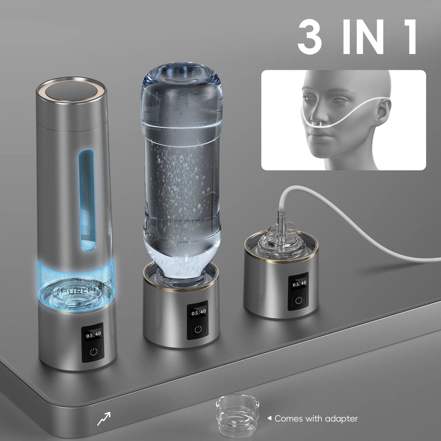Hydrogen Water Bottle Generator H8000 |  Up To 8000 PPB