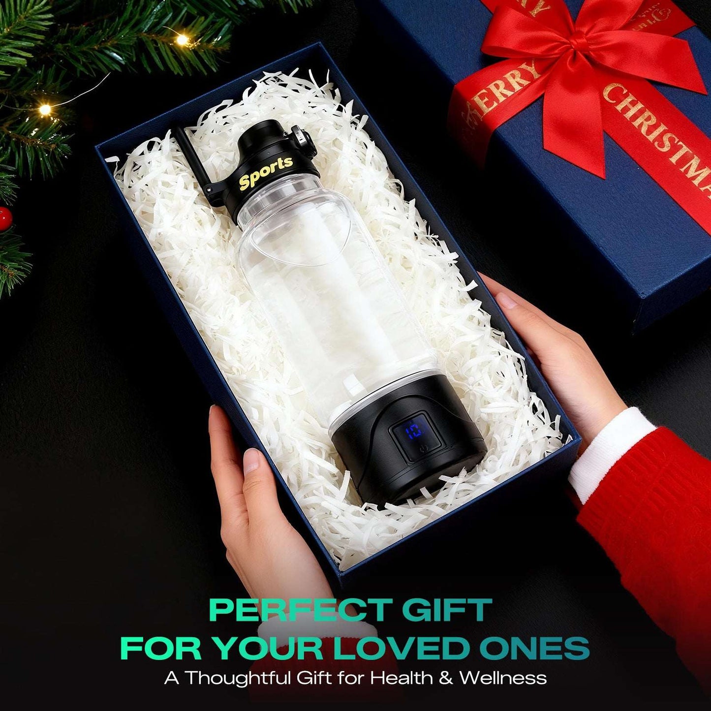 PUREPEBRIX X100 glass hydrogen water bottle included accessories - unboxing