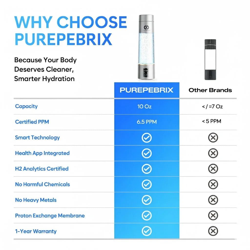 Hydrogen Water Bottle Generator H4000丨Up To 6360 PPB