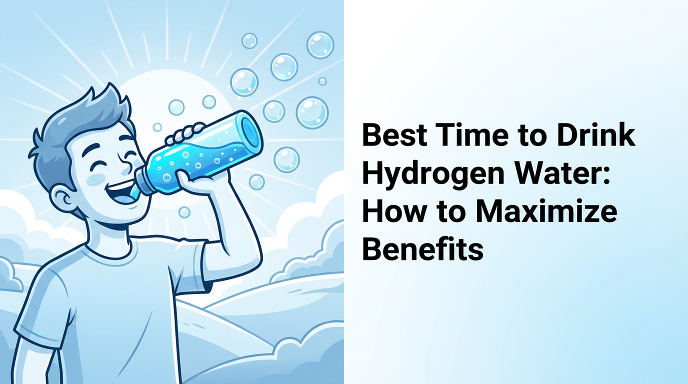 Best Time to Drink Hydrogen Water: How to Maximize Benefits