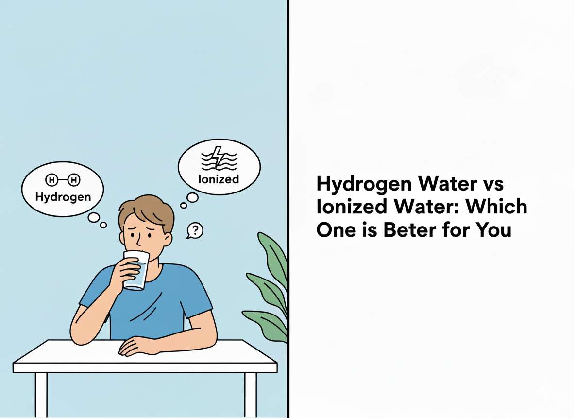 Hydrogen Water vs Ionized Water: Which One is Better for You?