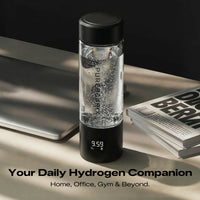 PUREPEBRIX L100 glass hydrogen water bottle generator - comparison view