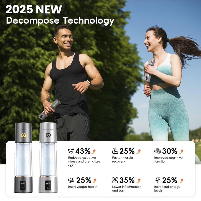 Hydrogen Water Bottle Generator丨6360 PPB PUREPEBRIX®