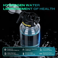 PUREPEBRIX X100 glass hydrogen water bottle all-day hydration 34oz - comparison