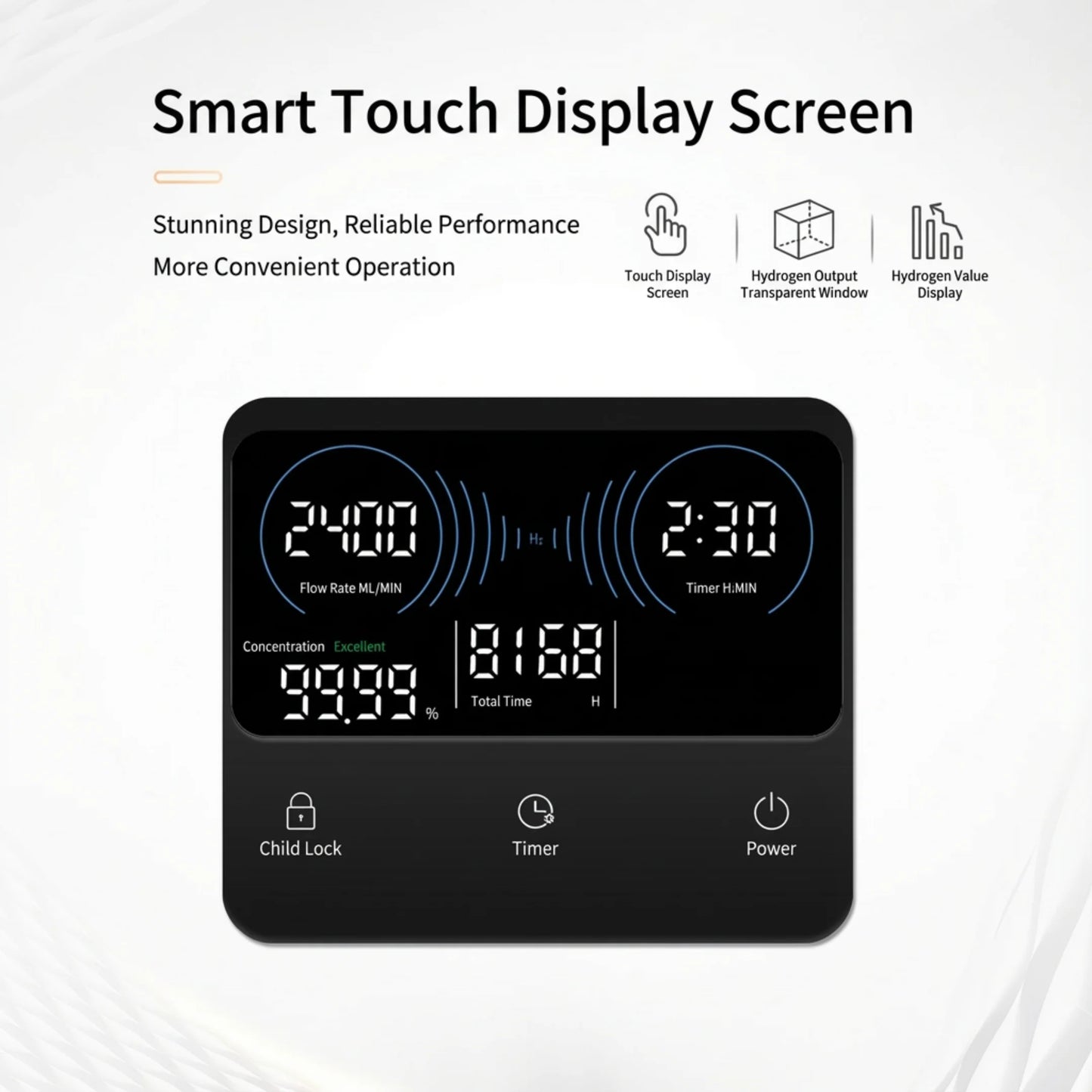 PUREPEBRIX Pure Hydrogen Generator Machine P68